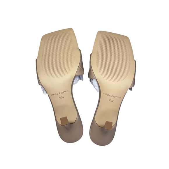 Marc Fisher Darasa Slip On Heeled Sandals - Picture 5 of 7